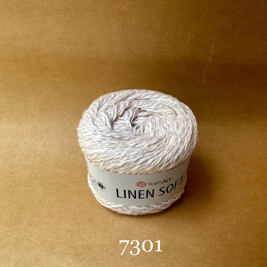 Sợi Linen Soft nhập khẩu từ Yarnart, đan móc áo, váy, khăn