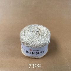 Sợi Linen Soft nhập khẩu từ Yarnart, đan móc áo, váy, khăn