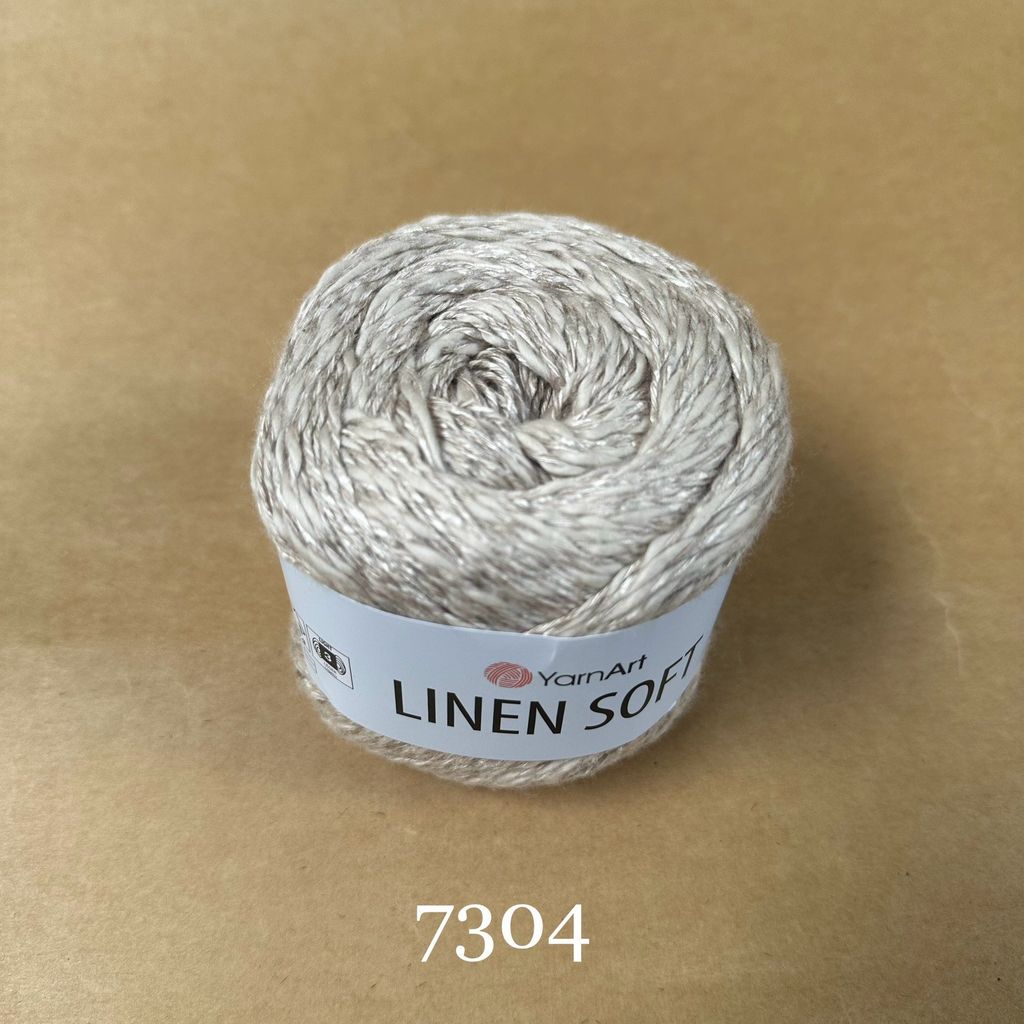 Sợi Linen Soft nhập khẩu từ Yarnart, đan móc áo, váy, khăn