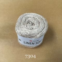 Sợi Linen Soft nhập khẩu từ Yarnart, đan móc áo, váy, khăn