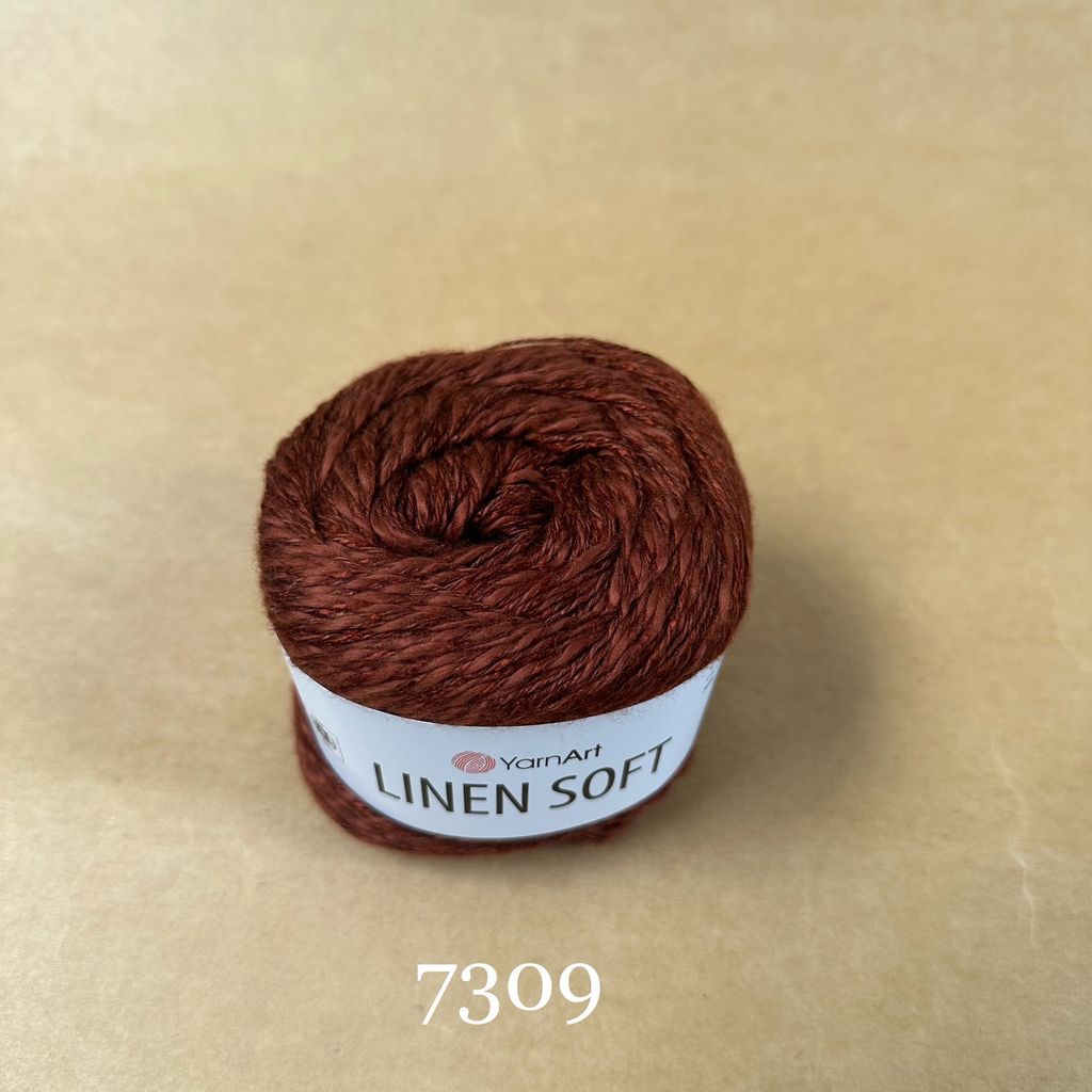 Sợi Linen Soft nhập khẩu từ Yarnart, đan móc áo, váy, khăn