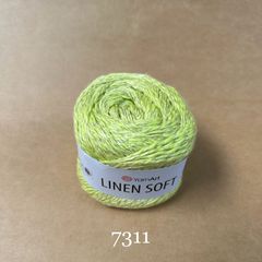 Sợi Linen Soft nhập khẩu từ Yarnart, đan móc áo, váy, khăn