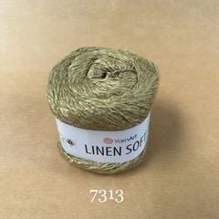 Sợi Linen Soft nhập khẩu từ Yarnart, đan móc áo, váy, khăn