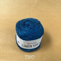 Sợi Linen Soft nhập khẩu từ Yarnart, đan móc áo, váy, khăn