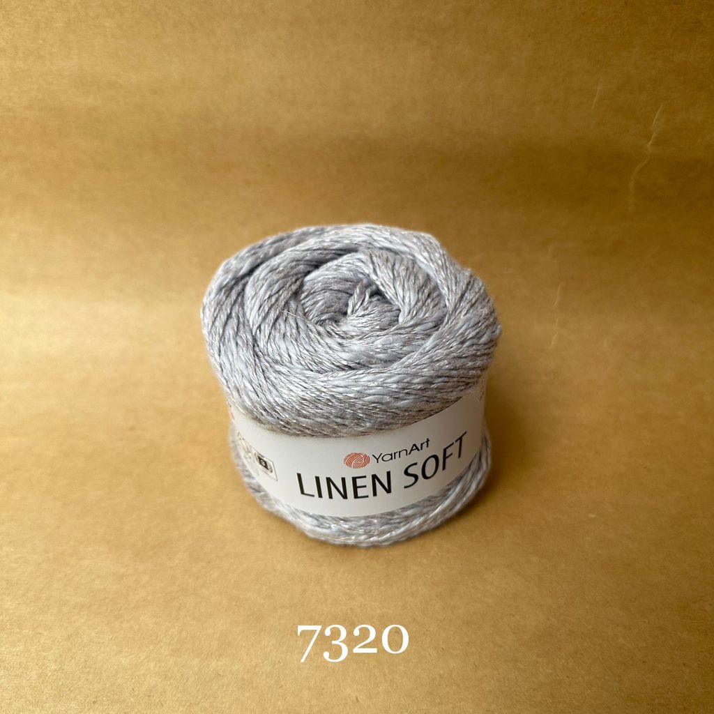 Sợi Linen Soft nhập khẩu từ Yarnart, đan móc áo, váy, khăn