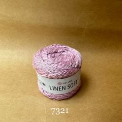 Sợi Linen Soft nhập khẩu từ Yarnart, đan móc áo, váy, khăn
