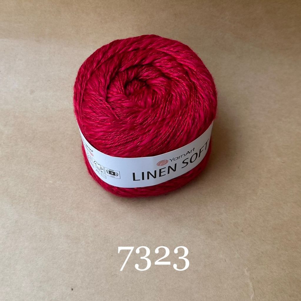 Sợi Linen Soft nhập khẩu từ Yarnart, đan móc áo, váy, khăn