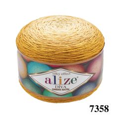 Sợi Diva Ombre Batik nhập khẩu từ Alize Yarns, đan móc áo hè, váy, bikini, khăn trải bàn