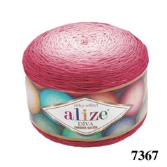 Sợi Diva Ombre Batik nhập khẩu từ Alize Yarns, đan móc áo hè, váy, bikini, khăn trải bàn