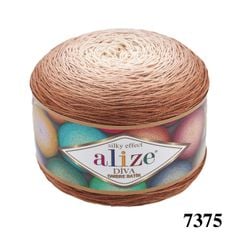 Sợi Diva Ombre Batik nhập khẩu từ Alize Yarns, đan móc áo hè, váy, bikini, khăn trải bàn