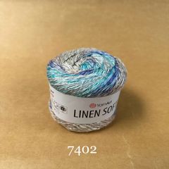 Sợi Linen Soft nhập khẩu từ Yarnart, đan móc áo, váy, khăn