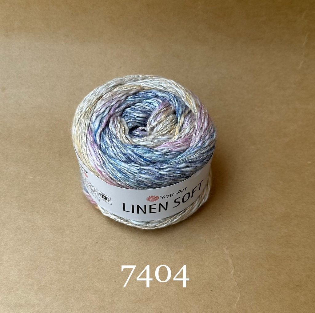 Sợi Linen Soft nhập khẩu từ Yarnart, đan móc áo, váy, khăn