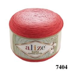 Sợi cotton Bella Ombre Batik nhập khẩu từ Alize Yarns, len loang, đan móc đủ áo, khăn, váy
