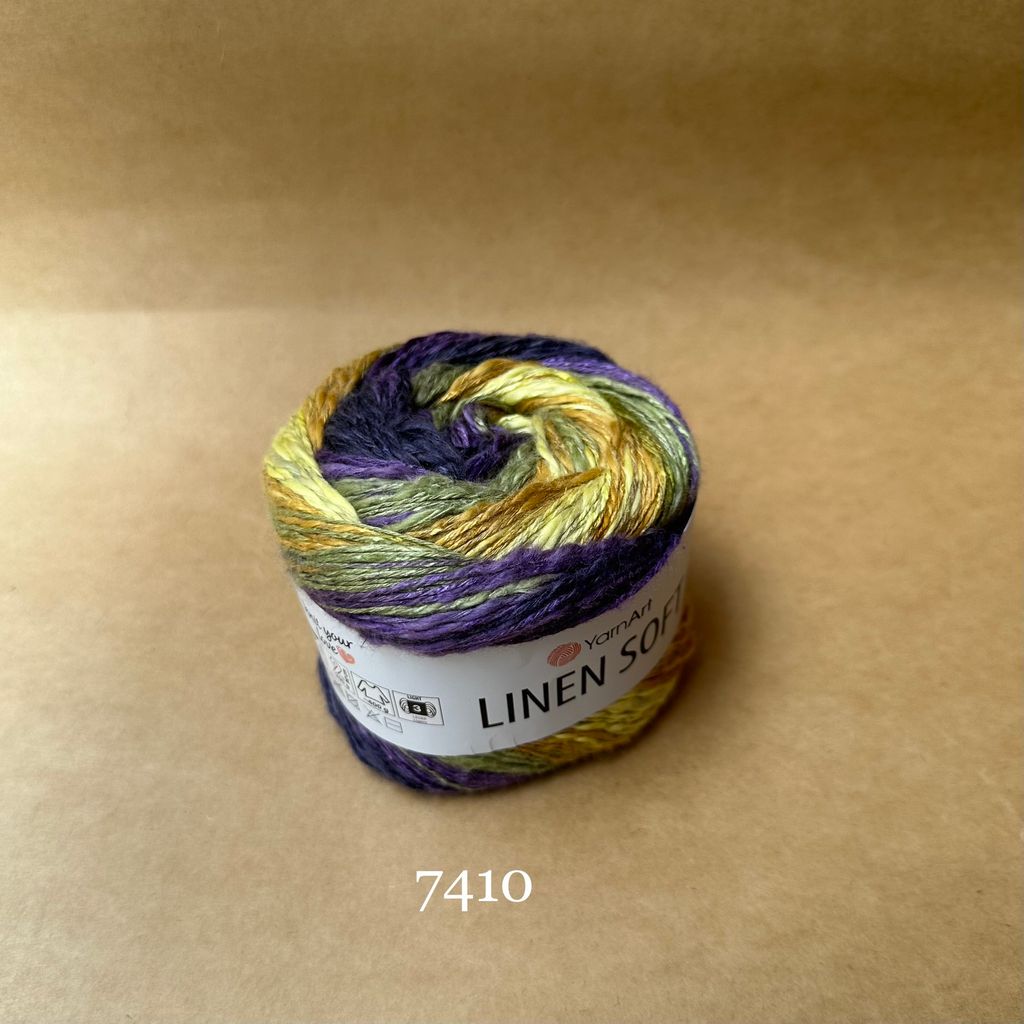 Sợi Linen Soft nhập khẩu từ Yarnart, đan móc áo, váy, khăn