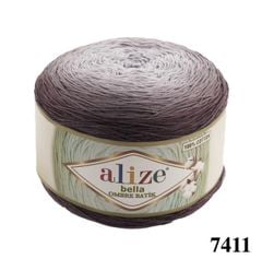 Sợi cotton Bella Ombre Batik nhập khẩu từ Alize Yarns, len loang, đan móc đủ áo, khăn, váy