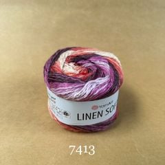 Sợi Linen Soft nhập khẩu từ Yarnart, đan móc áo, váy, khăn