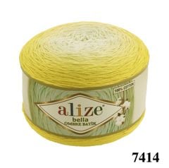 Sợi cotton Bella Ombre Batik nhập khẩu từ Alize Yarns, len loang, đan móc đủ áo, khăn, váy