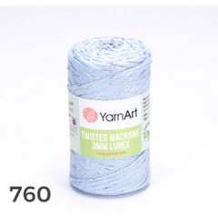 Sợi Twisted Macrame 3 MM Lurex nhập khẩu từ Yarnart, đan móc giỏ xách, nón, trang trí nội thất, vỏ ghế