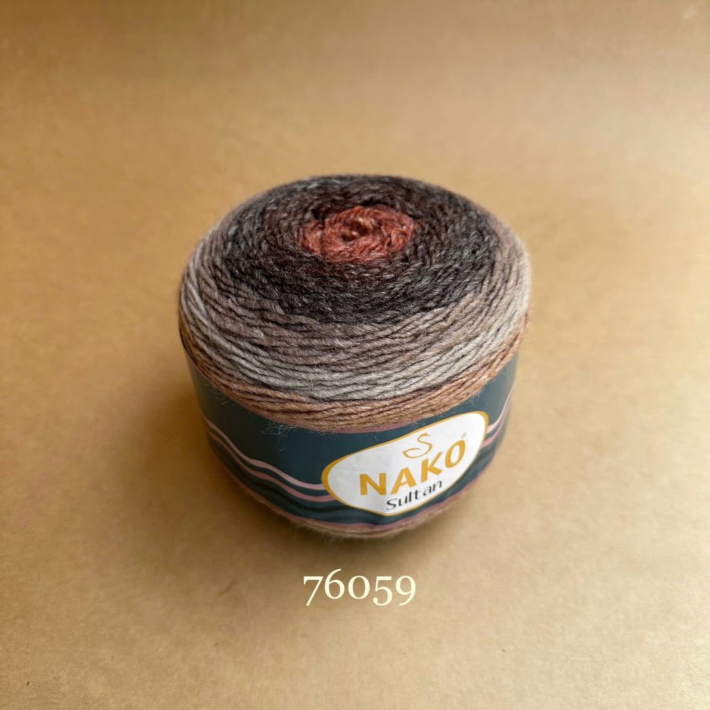 Cuộn len acrylic Sultan nhập khẩu từ Nako, đan móc áo, váy