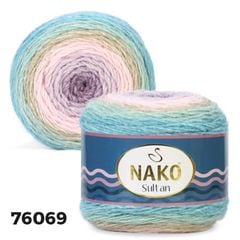 Cuộn len acrylic Sultan nhập khẩu từ Nako, đan móc áo, váy