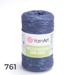 Sợi Twisted Macrame 3 MM Lurex nhập khẩu từ Yarnart, đan móc giỏ xách, nón, trang trí nội thất, vỏ ghế