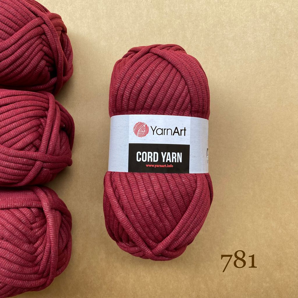 Len sợi to Cord Yarn nhập khẩu từ Yarnart, đan, móc, thắt túi xách, đệm