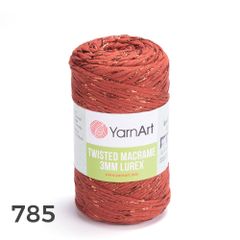 Sợi Twisted Macrame 3 MM Lurex nhập khẩu từ Yarnart, đan móc giỏ xách, nón, trang trí nội thất, vỏ ghế