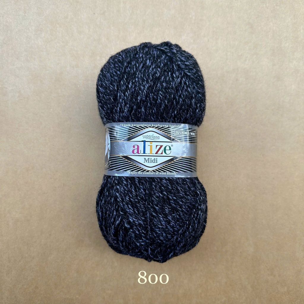 Len đông Superlana Midi nhập khẩu từ Alize Yarns, đan móc thú, áo, nón, khăn