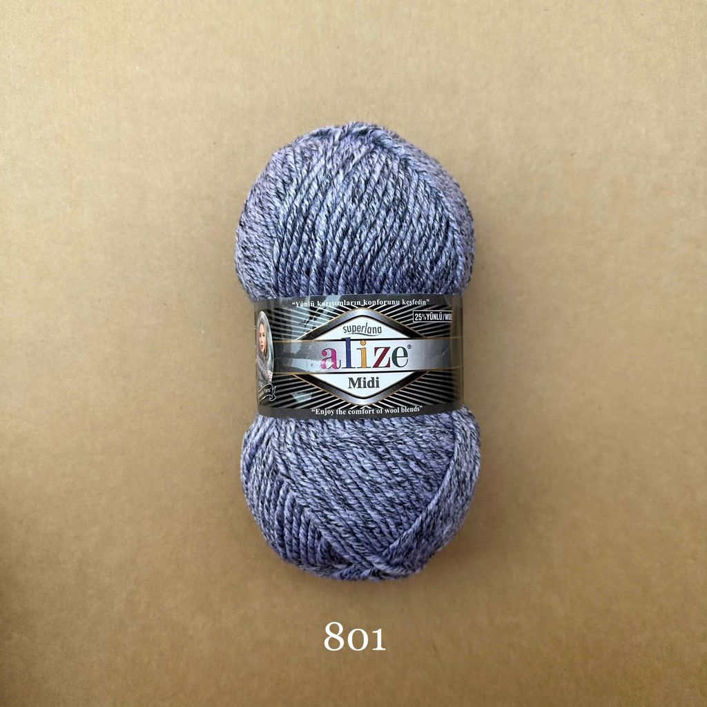 Len đông Superlana Midi nhập khẩu từ Alize Yarns, đan móc thú, áo, nón, khăn