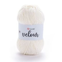 Len nhung Velour nhập khẩu từ Yarnart, đan móc áo, khăn