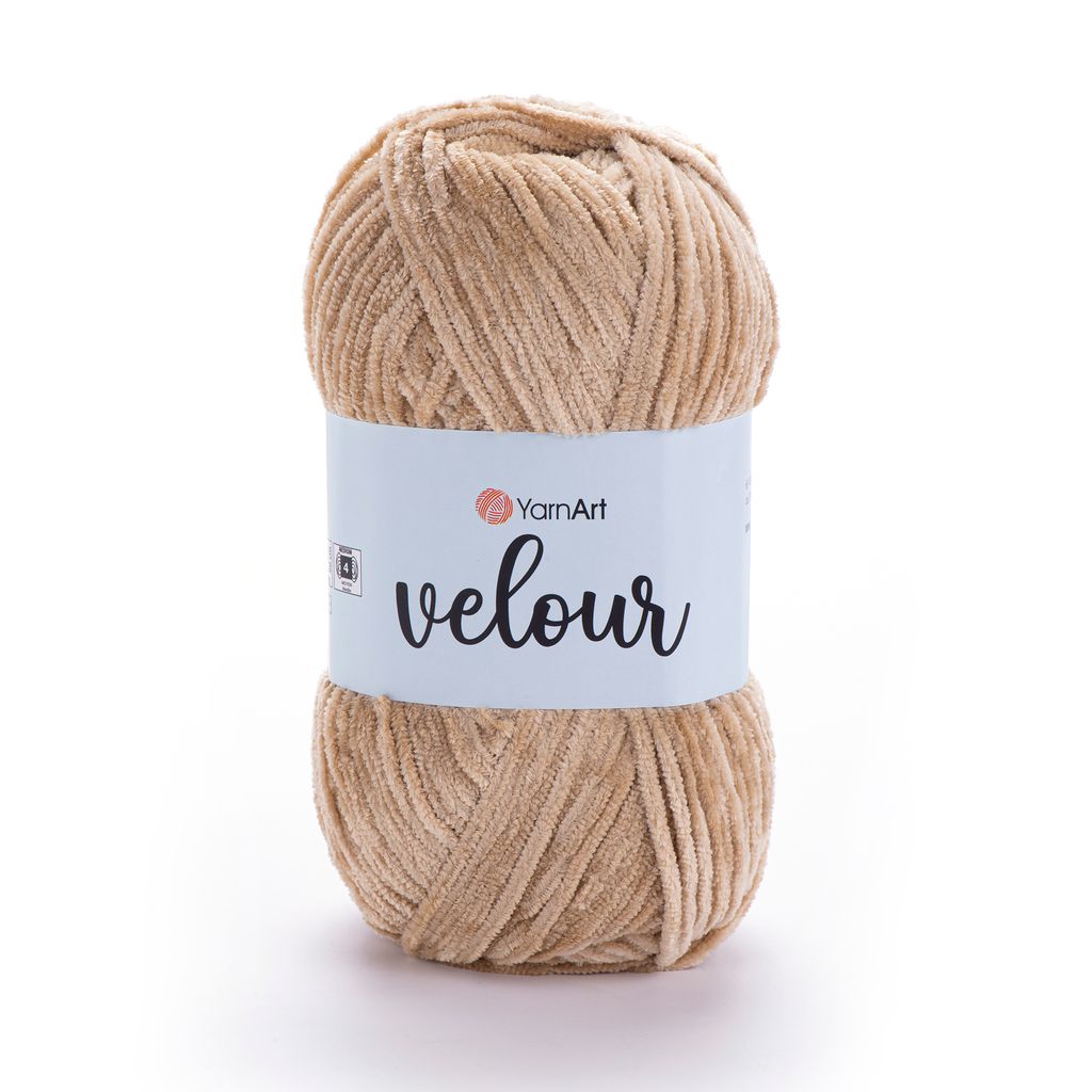 Len nhung Velour nhập khẩu từ Yarnart, đan móc áo, khăn