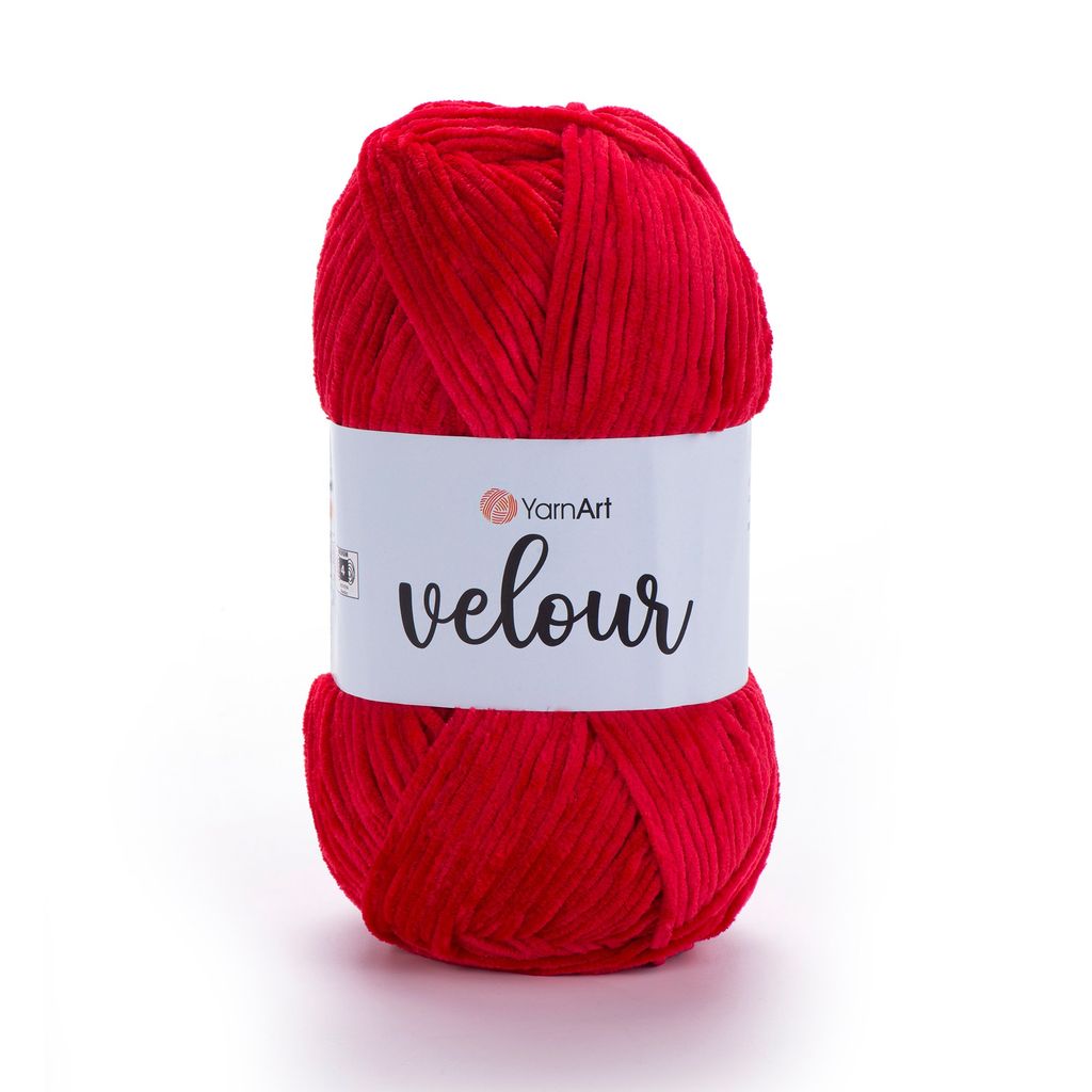Len nhung Velour nhập khẩu từ Yarnart, đan móc áo, khăn