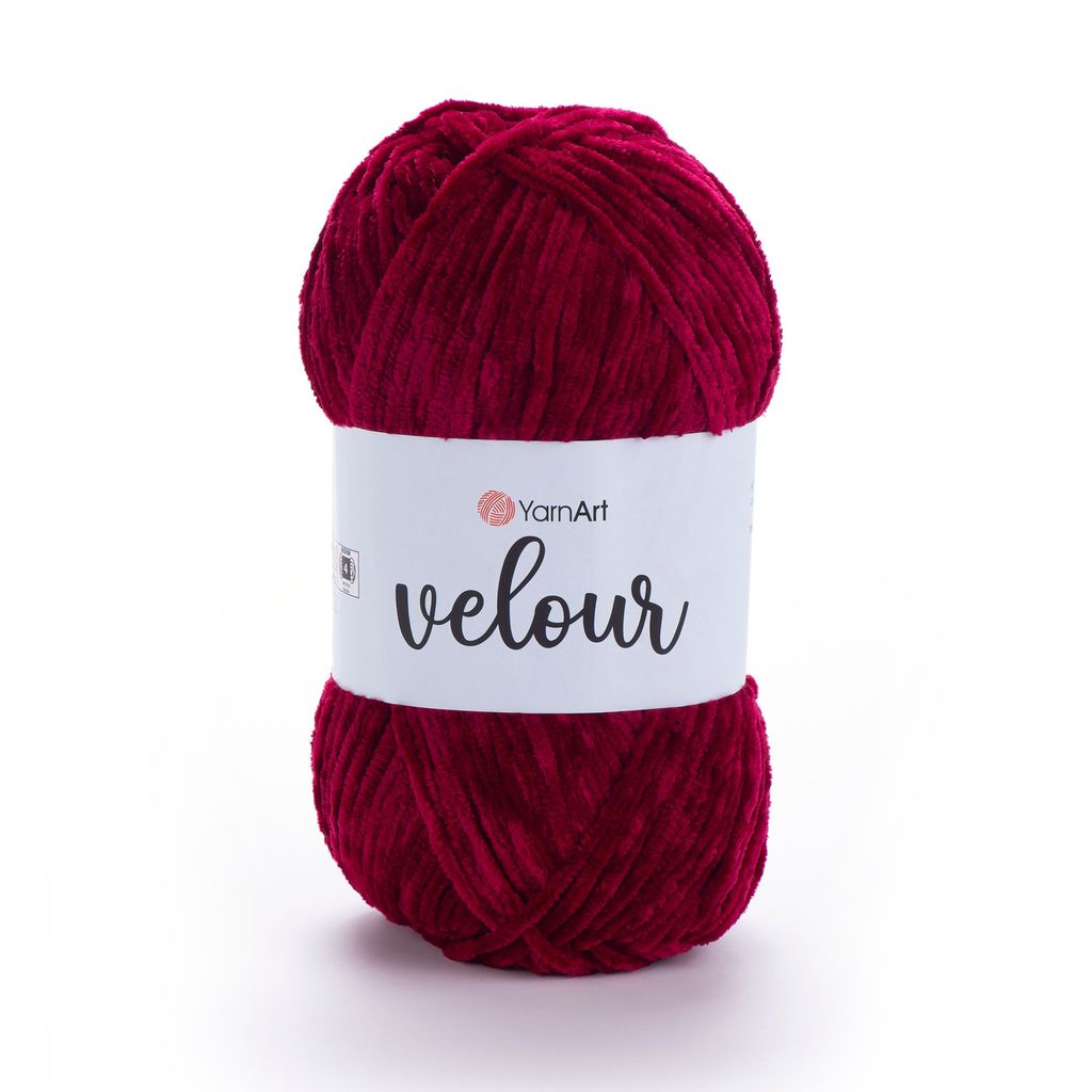 Len nhung Velour nhập khẩu từ Yarnart, đan móc áo, khăn