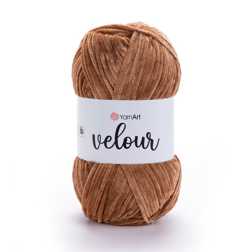 Len nhung Velour nhập khẩu từ Yarnart, đan móc áo, khăn