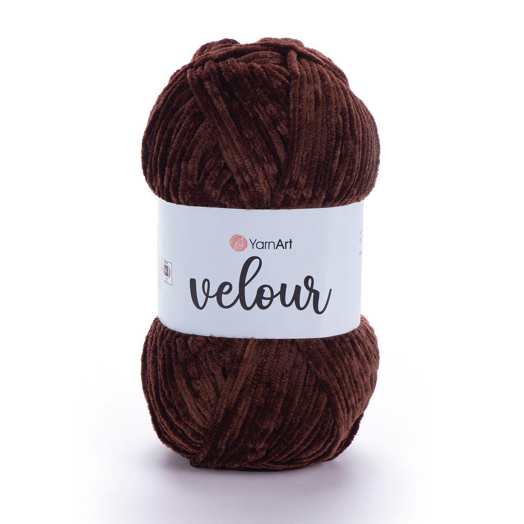 Len nhung Velour nhập khẩu từ Yarnart, đan móc áo, khăn