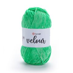 Len nhung Velour nhập khẩu từ Yarnart, đan móc áo, khăn