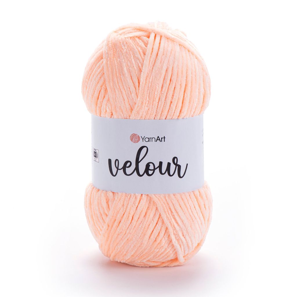 Len nhung Velour nhập khẩu từ Yarnart, đan móc áo, khăn