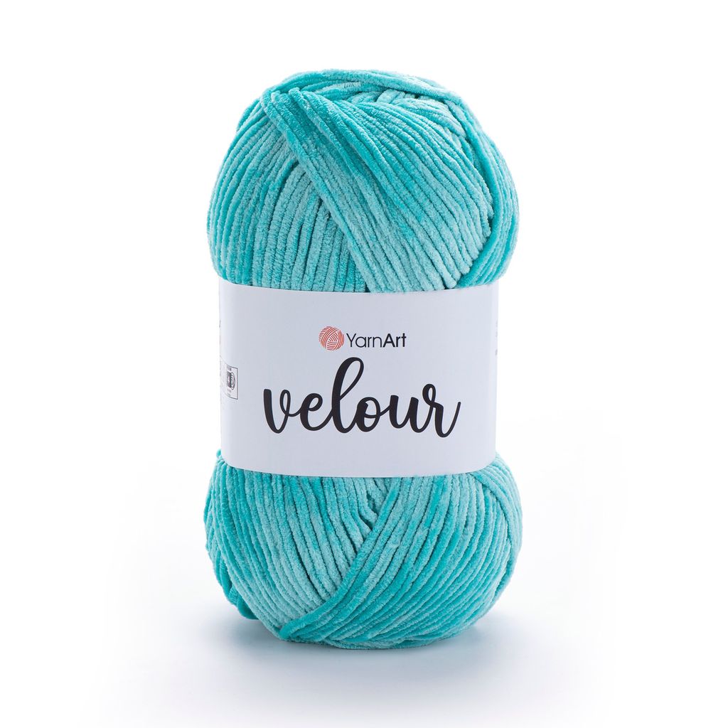 Len nhung Velour nhập khẩu từ Yarnart, đan móc áo, khăn