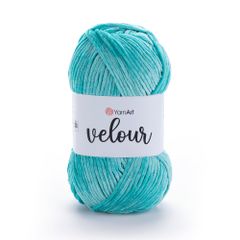 Len nhung Velour nhập khẩu từ Yarnart, đan móc áo, khăn