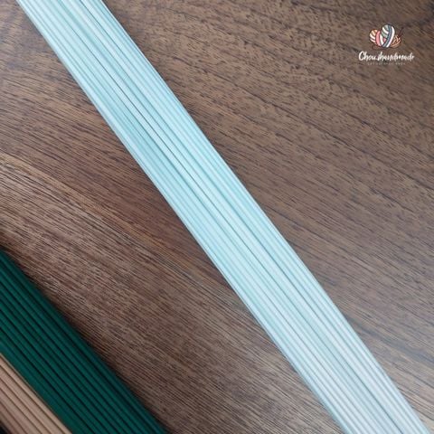 Bộ 10 que sắt làm thân hoa giả, dài 40cm, Chouihandmade