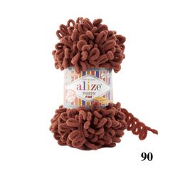 Cuộn len tết bằng tay Puffy Fine hãng Alize Yarns tết áo, khăn, vỏ gối, chăn, thảm, túi