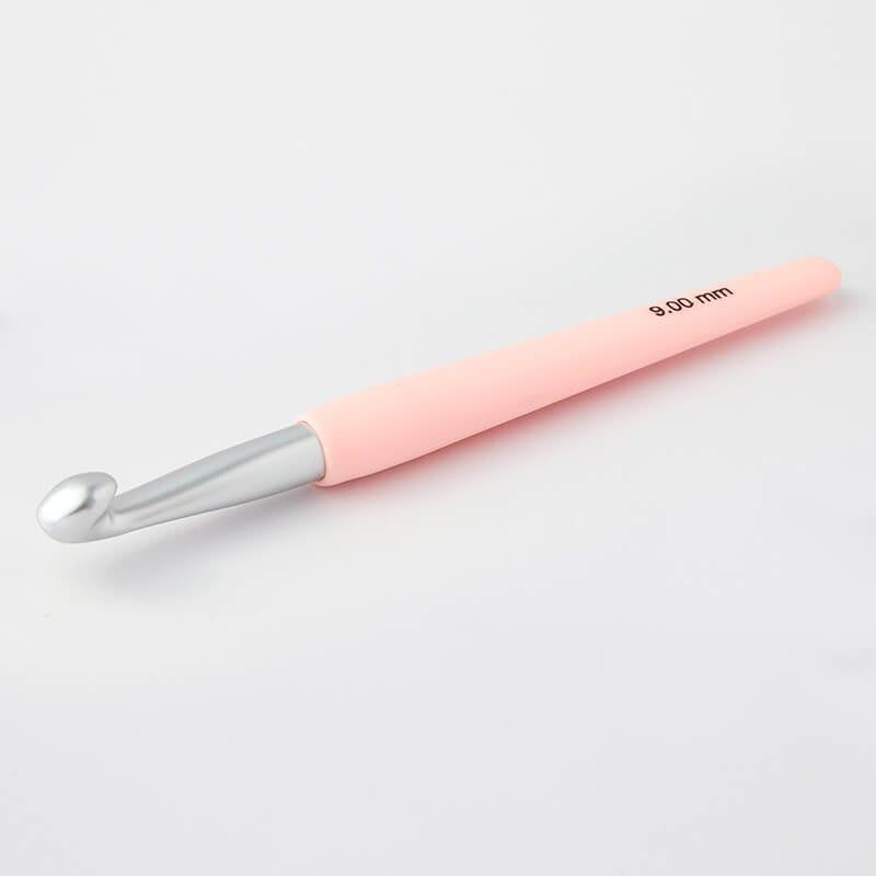 Kim móc aluminum WAVES cán nhựa nhiều màu nhập khẩu từ Knitpro, dùng móc áo, nón, túi