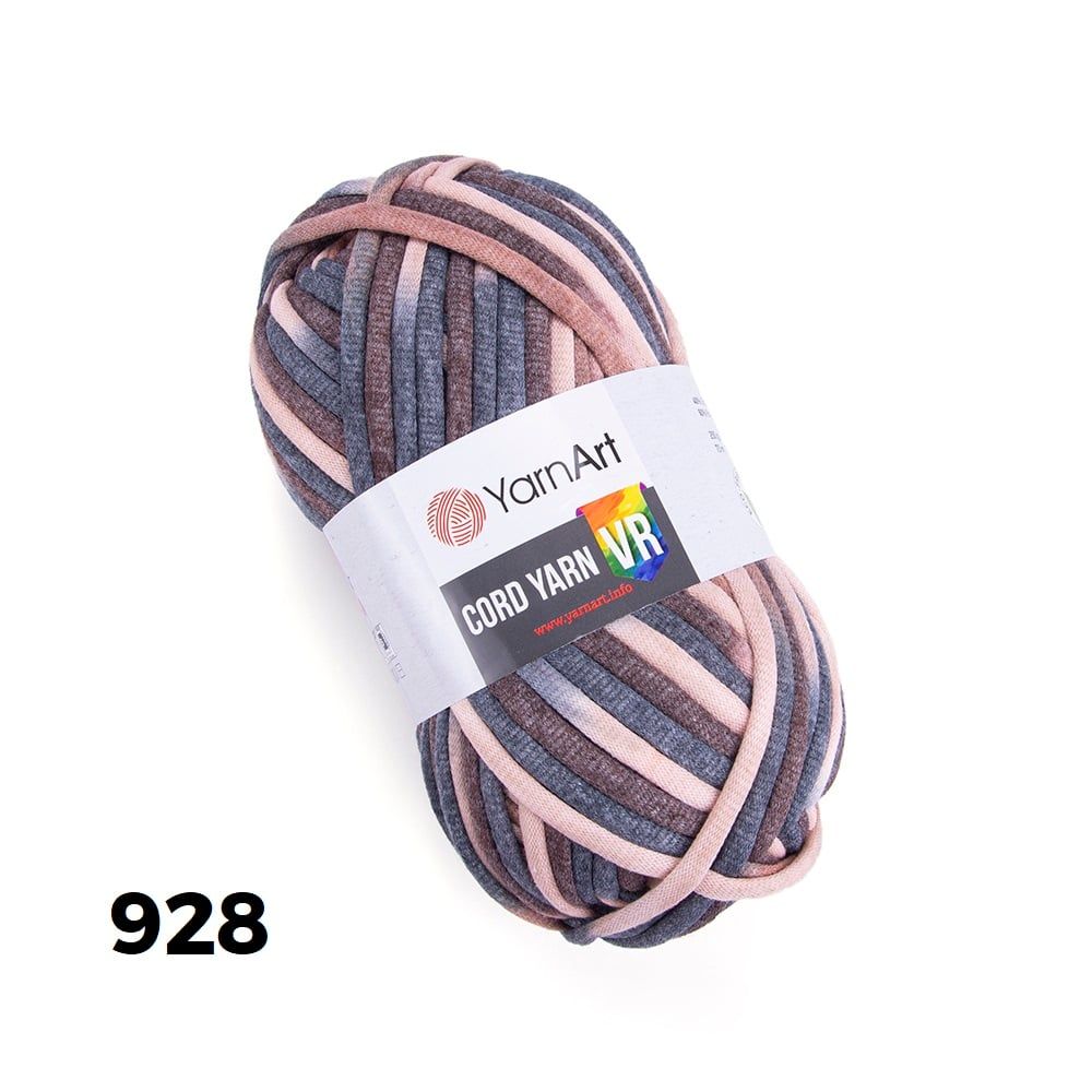 Len sợi to Cord Yarn VR nhập khẩu từ Yarnart, móc, thắt túi xách, đệm