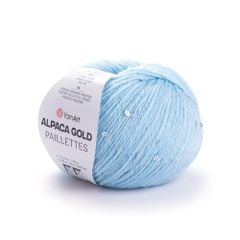 Len ấm Alpaca Gold Paillettes nhập từ Yarnart, đan móc áo, khăn, nón