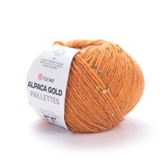 Len ấm Alpaca Gold Paillettes nhập từ Yarnart, đan móc áo, khăn, nón