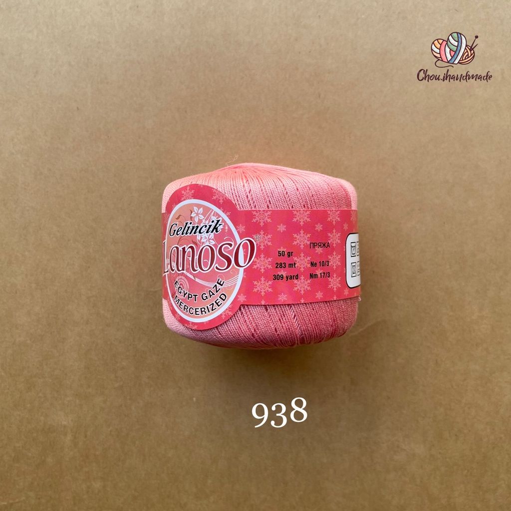 Sợi cotton Gelincik nhập khẩu từ Lanoso đan móc áo, váy, đầm