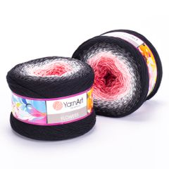 Len cầu vồng cotton Flowers - Yarnart - 250g dài 1000m (Bảng màu từ 250-300)