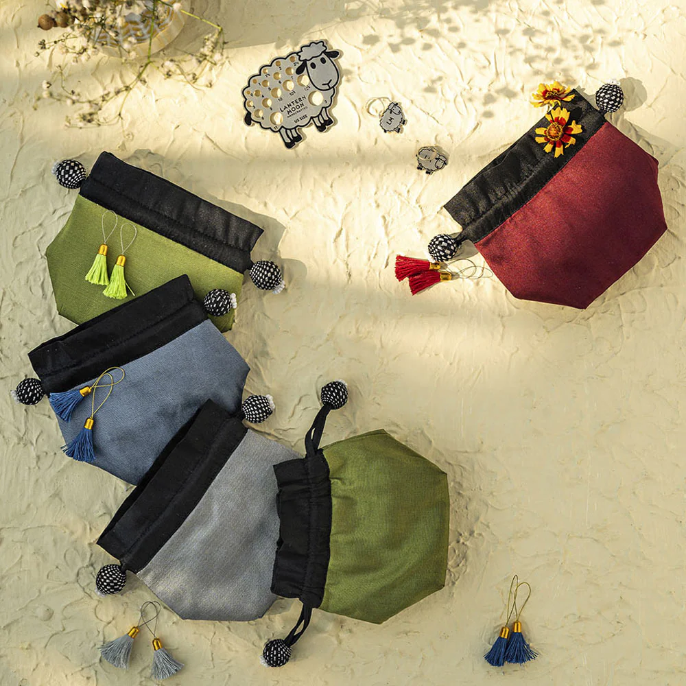 Túi đựng kim đánh dấu, Lantern Moon nhập khẩu từ KnitPro - Stitch Marker Pouches