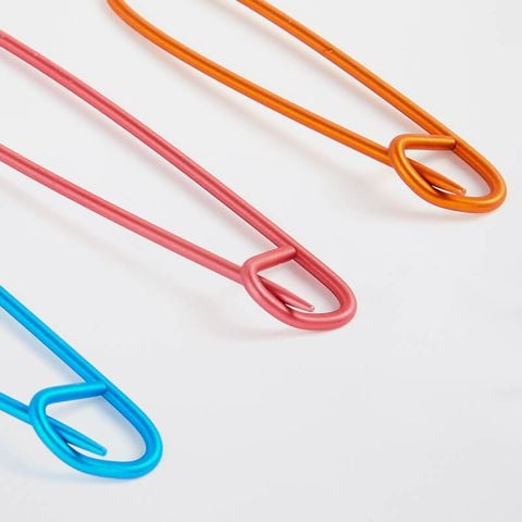 Bộ 3 kim giữ mũi đan Aluminium 3 size khác nhau hãng Knitpro