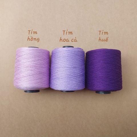 Cuộn sợi 100% silk 0.8mm màu trơn - 300gram